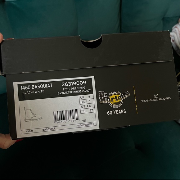 Dr. Martens 1460 Basquiat Leather Lace Up Boots - Limited Edition - Picture 11 of 12